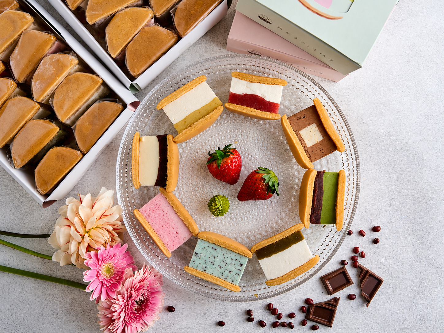 新作チョコミント入り！あいす和かろん。～しゃりっと食感～4種、8個入り～夏ギフト～